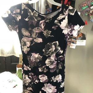 PinkBlush fitted floral maternity dress